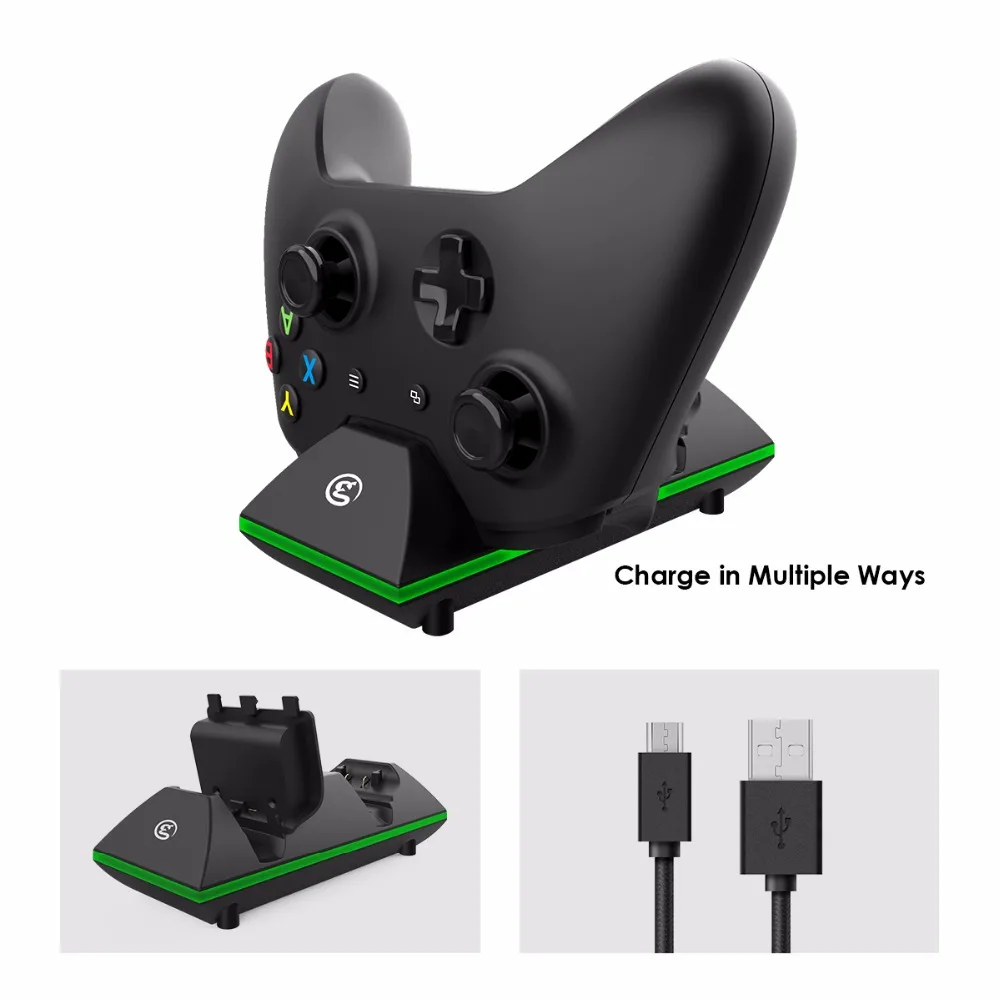 GameSir Dual Controller Joypad Gamepad Power Charging Station Charger