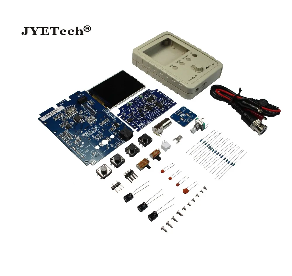 JYETech DSO Shell(DSO150) Портативный осциллограф DIY Kit SMD предварительно припаянный цифровой электронный обучающий комплект