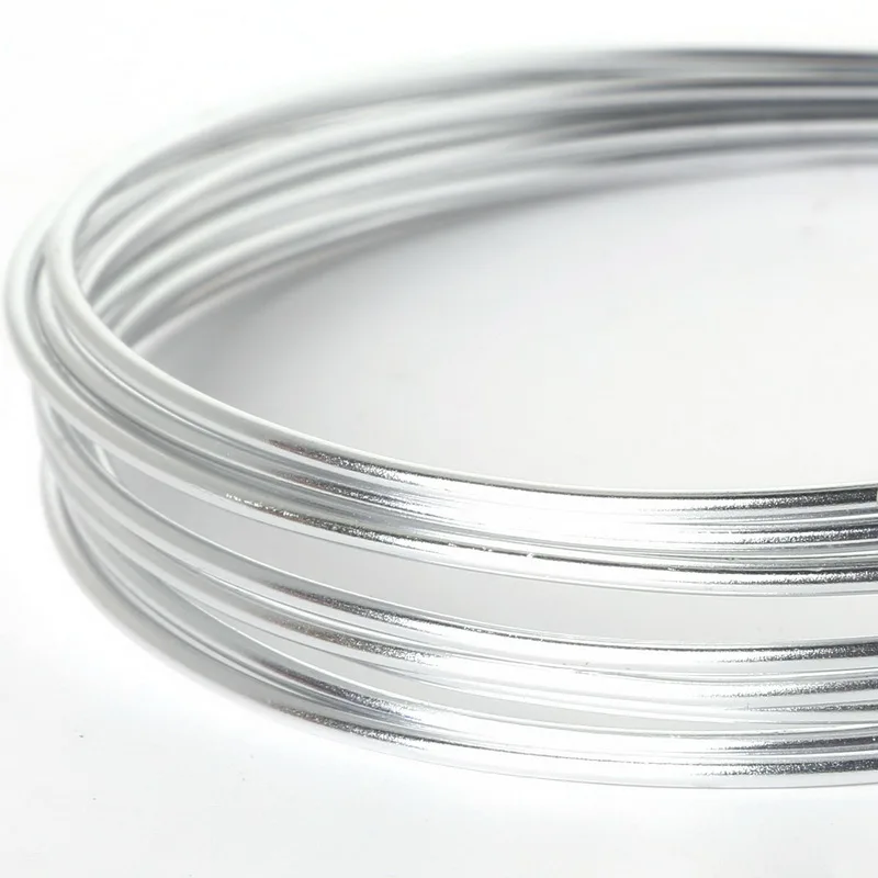 Алюминиевая катушка с родиевым покрытием 2 мм 5 метров|aluminium wire|metal wirealuminum wire coil |