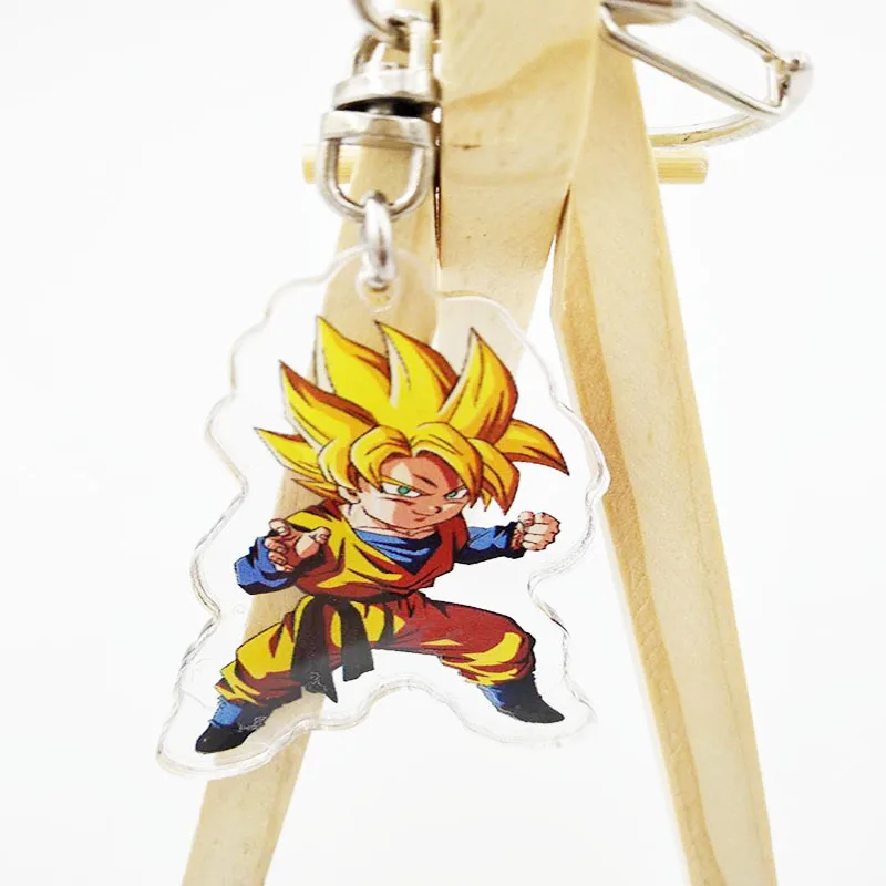 

OHCOMICS Otaku Dragon Ball Z Cell Piccolo Trunks Son Gokuu Anime Keyring Costume Pendants Jewelry Ornament Decor Key Rings Gift