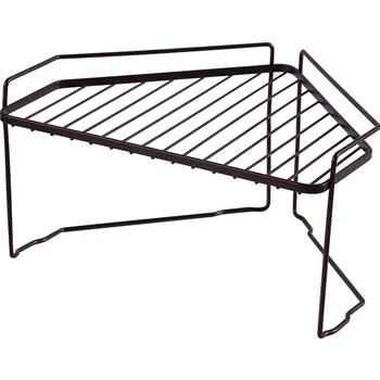

Nordic style wrought iron can be stacked fan-shaped kitchen triangle racks corner seasoning storage rack LL1781954
