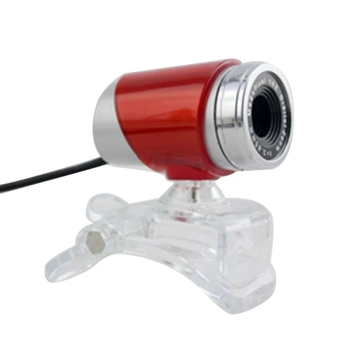 

USB UVC Web Camera HD Webcam High Definition PC Digital Net Bar Laptop Office Home Red
