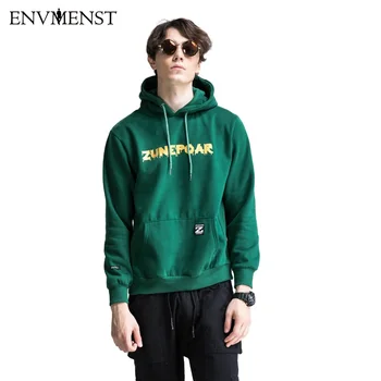 

2017 Autumn hip hop Hoodies Men Fashion Brand Pullover Letter printing Turtleneck Sportswear Sweatshirt Men's Tracksuits Moleton