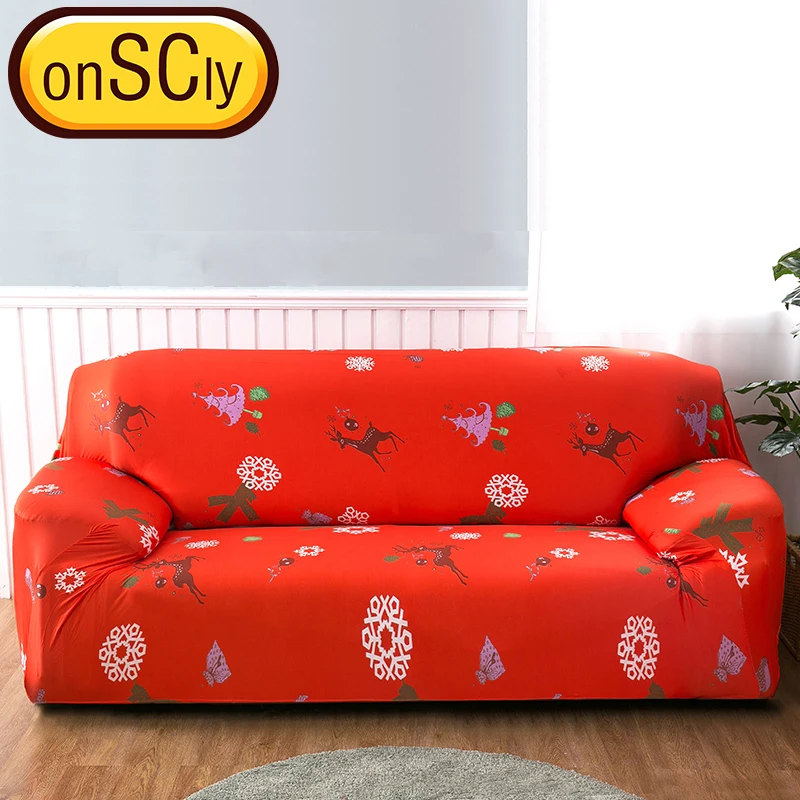 Christma Elk протектор чехол на диван Slipcover мебель чехол для дивана Чехлы для гостиной угловой диван эластичный - Цвет: 3