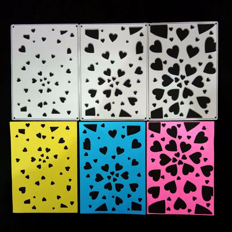 

2018 3D DIY New Arrival 3pcs Metal Layer Cutting Dies and Scrapbooking For Paper Making Embossing Stamps Frame Card Craft Die