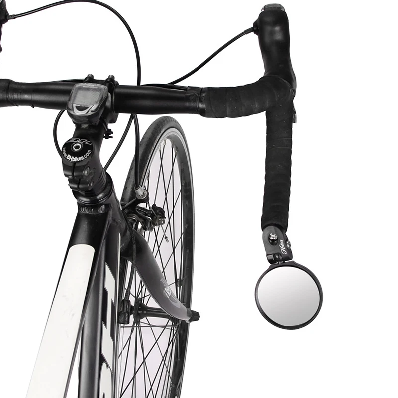 1 шт. зеркало для дорожного велосипеда, регулируемое зеркало для гоночного велосипеда, зеркало на руль, гибкое защитное зеркало заднего вида для гонок, аксессуары для горного велосипеда