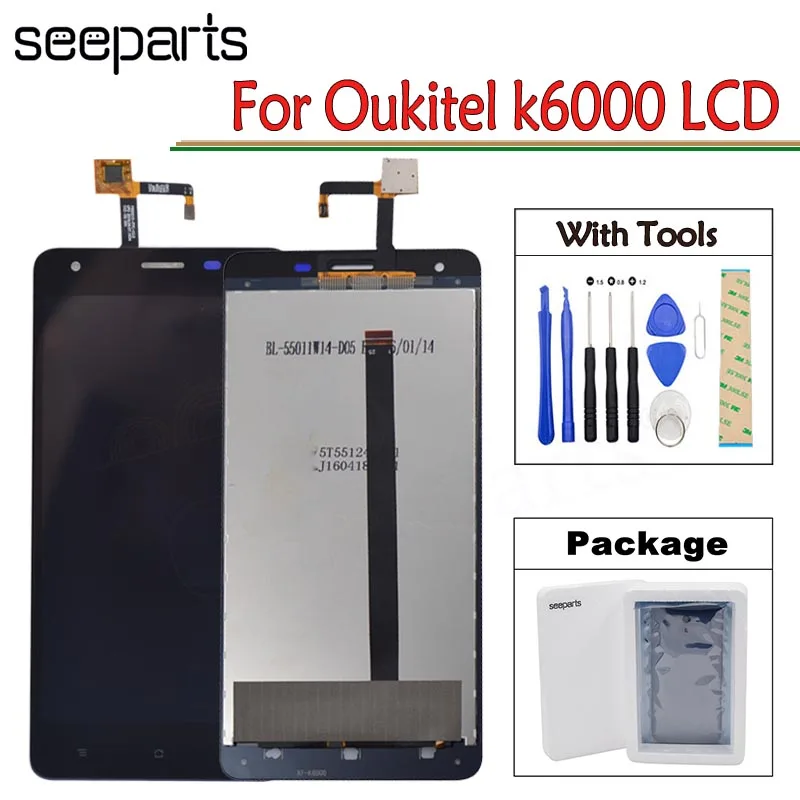 Тестовая работа 5 &quotЖК-дисплей Oukitel K6000 ЖК-экран дисплей Сенсорная панель