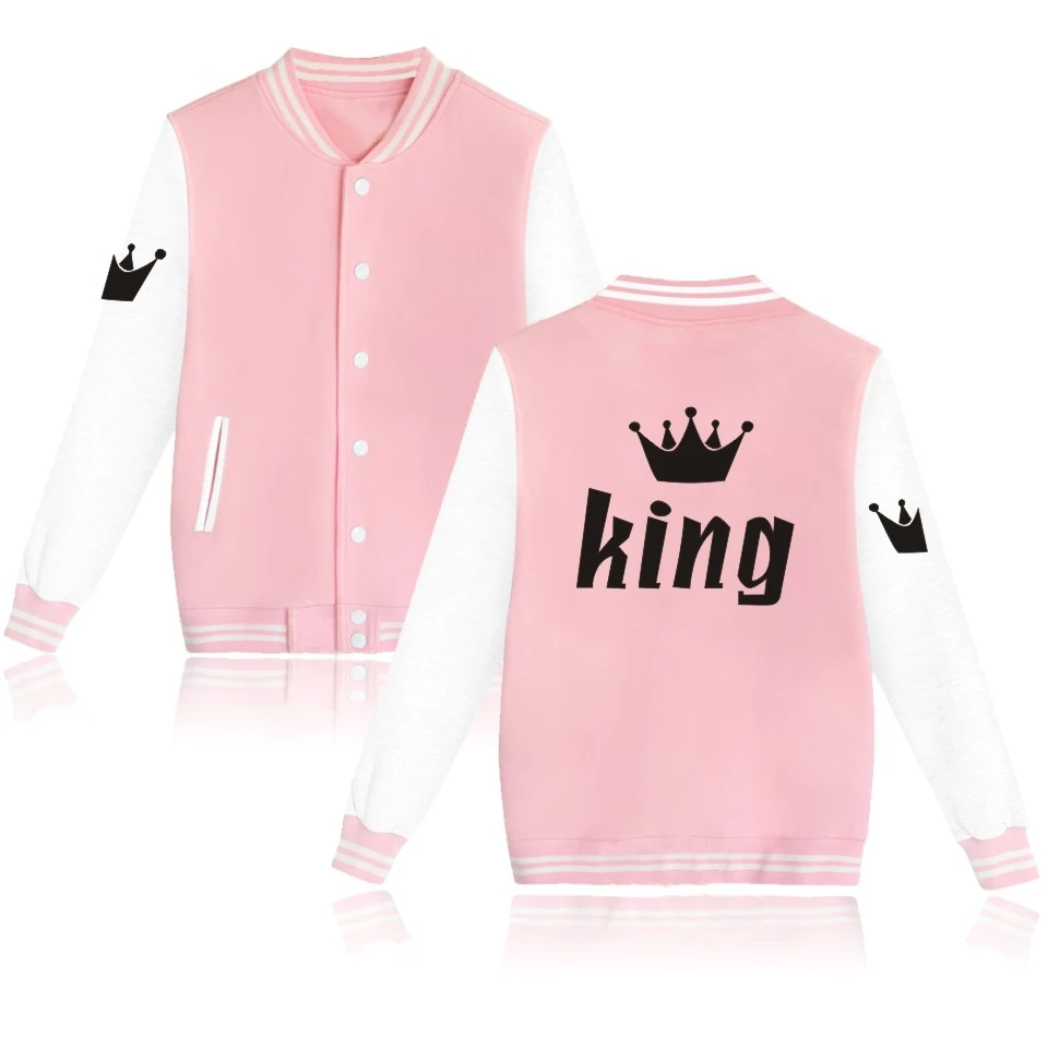 Бейсбольная куртка KING QUEEN с короной для мужчин и женщин пальто свитшот модные