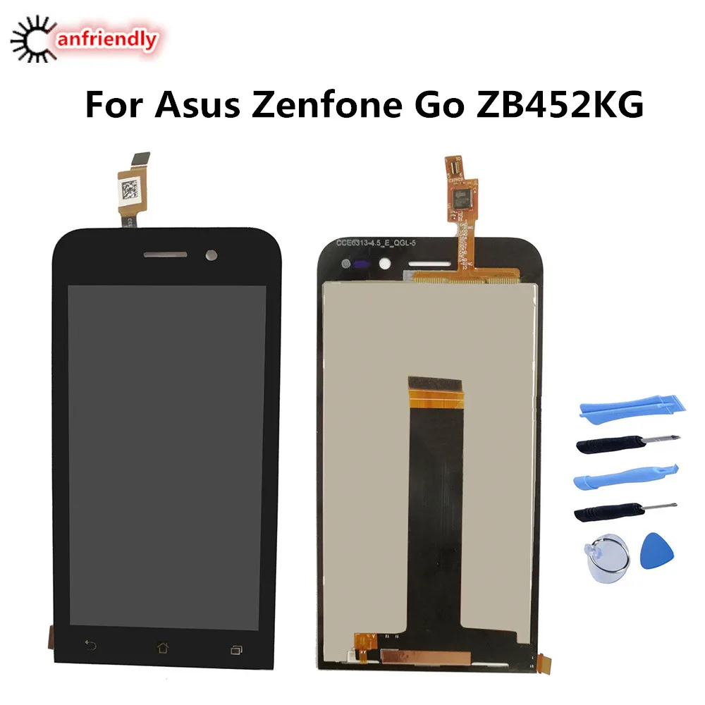 

For ASUS Zenfone Go ZB452KG 4.5" LCD Display+Touch Screen Replacement Digitizer Assembly For Zenfone Go ZB452KG repair parts