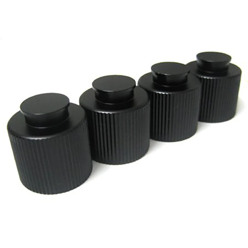 

ACECARE Paintball accessories HPA/CO2 Compressed Air Tank Valve Black Alumium Thread Protector(4pcs) paintgun paintball marker