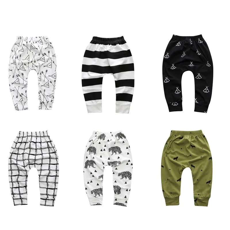 

DKZ184 New 2019 Boys Girls Fashion Trousers Grills Pants Cotton Children Girls Boots For Kids Casual Pants Boys Girls Clothes