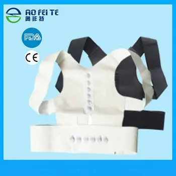 

Posture Corrector Men Women Kids Orthopedic Back Shoulder Magnetic Vest Correct Posture Brace Correcteur de Posture XL XXL B001