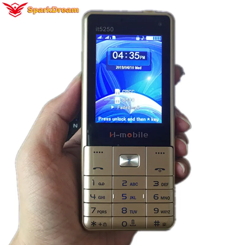 It5250 кнопочный Мобильный телефон 2 8 &quotдве sim карты Bluetooth MP3 Большой браслет с
