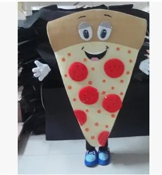 

Pizza Mascot Costume Cartoon Fancy Adult Size Nice Looking For Advertising Gift