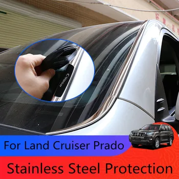 

Stainless Steel Front Windshield Trim Cover External Sequins Auto Accessories Fit For Toyota Land Cruiser Prado FJ150 2010-2019