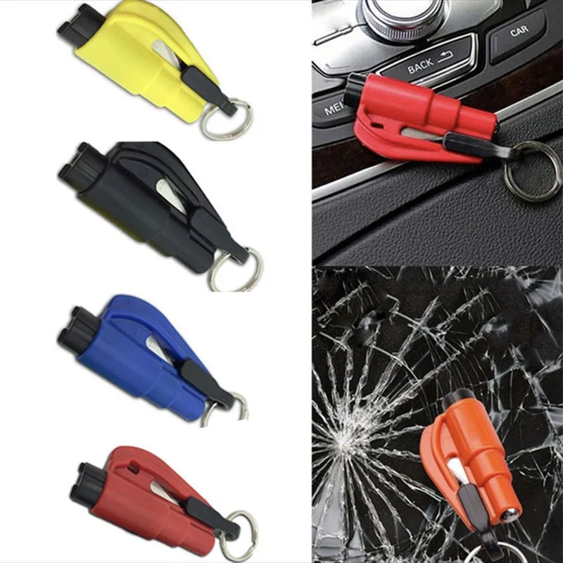 Car Styling Emergency Safety Hammer Auto Window Glass Breaker Seat Belt