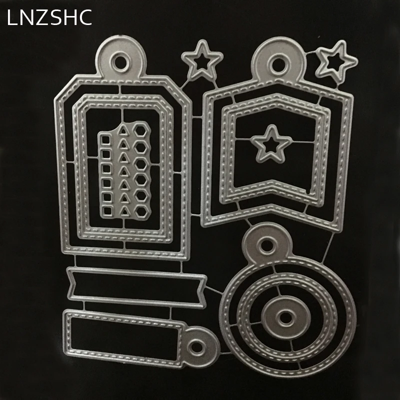 Tag Metal Cutting Dies Stencils For DIY Scrapbooking Photo Album Decorative Embossing Paper Cards Craft knife mould blade punch | Дом и сад
