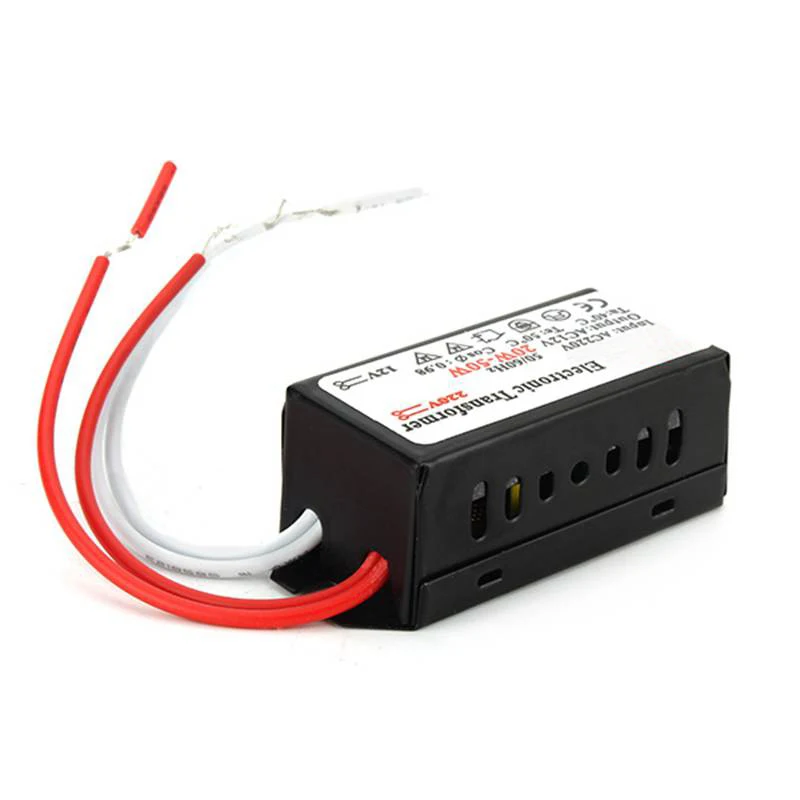 

LED Driver Electronic Transformer AC220V To 12V Electronic Transformer 20W-50W G4 Halogen Light Lamp Power Supply
