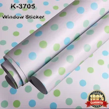 1,22 м x 15 м/4ftx50ft самоклеящийся Матированный с декорированием узором "Мороз" ограничивающий обзор извне стеклянная оконная пленка декоративные наклейки на окна с зеленым и синим пятном K3705
