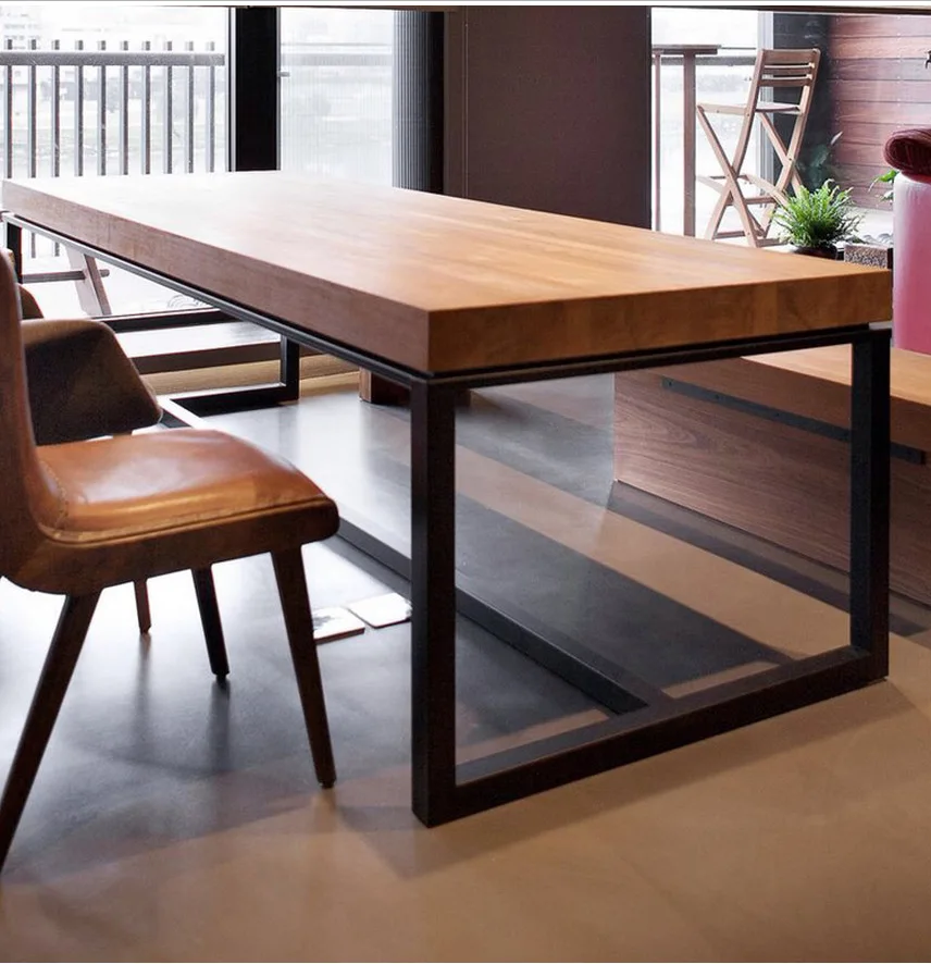 American country to do the old retro wood wrought iron dining table Tables rectangular bar desk Available | Мебель
