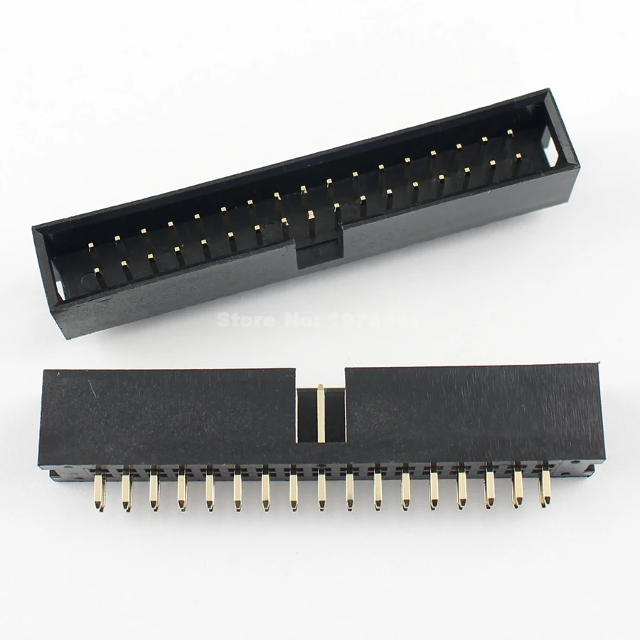 50pcs 2.54mm 2x17 Pin 34 Straight Male Shrouded PCB Box header IDC Socket | Обустройство дома