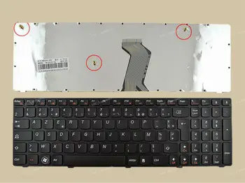 

New FR French Clavier For LENOVO V570 B570 B590 Laptop Keyobard Black Frame Black Win8