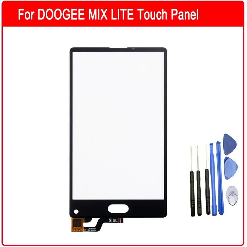 

For DOOGEE MIX LITE Touch Screen Sensor Panel Front Glass with Digitizer Replacement Repair+ Free Tools