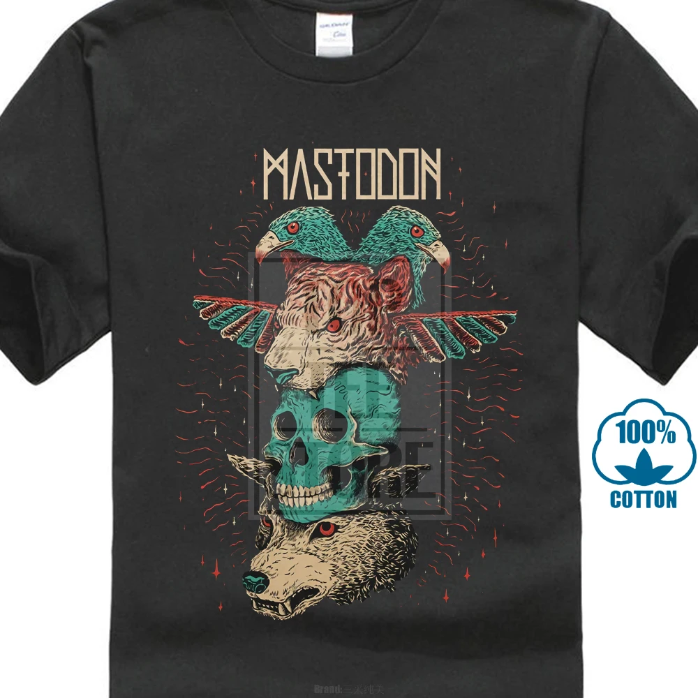 

Mastodon Logo Totem T Shirt S M L Xl 2Xl Brand New Official T Shirt