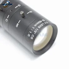 HQCAM 6-60 мм CS F1.8 объектив 1/" варифокальный зум Ручной Радужный зум объектив для камеры видеонаблюдения, F1.8 CS 1/3" 51,5~ 6 градусов