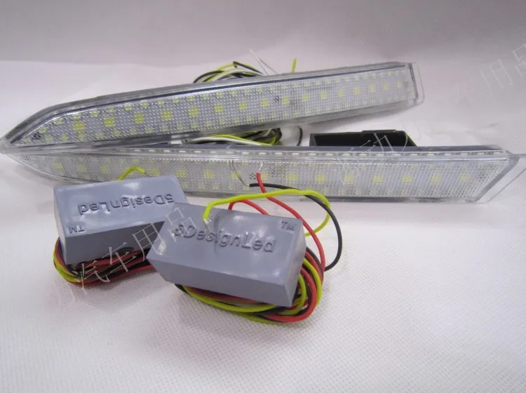 LED DRL daytime running light for ford kuga escape Maverick 2013-16, with blue night running light, 5D design, top quality LED DRL daytime running light for ford kuga escape Maverick 2013-16, with blue night running light, 5D design, top quality