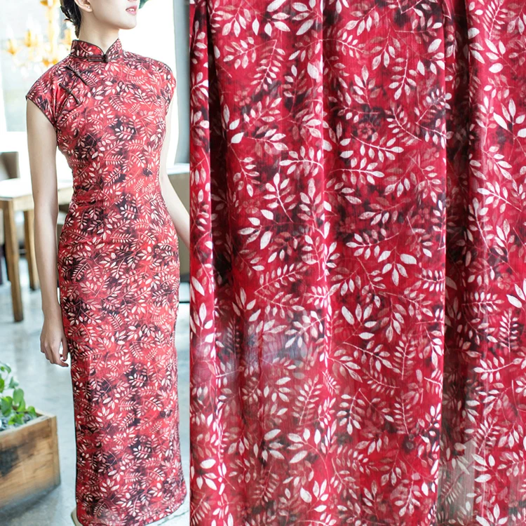 Chiffon Fabric For Apparel Shirts Suits Dress Cloth Material DIY Crafts By Metre