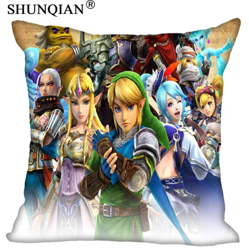 Горячая Распродажа на заказ Чехол для подушки Legend of Zelda молнии чехол