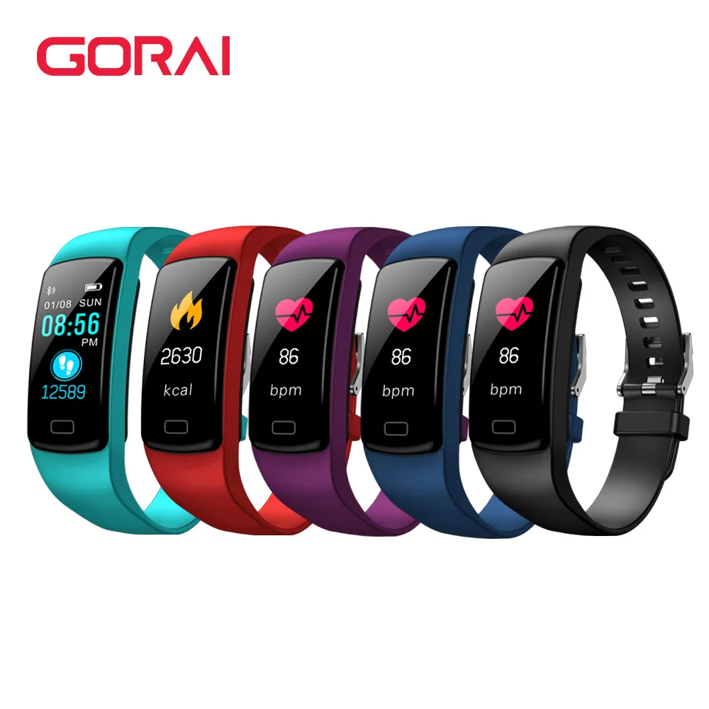 Goral Y9 Smart Bracelet Sport Wristband SmartBand Heart Rate Monitor Watch Activity Fitness Tracker Band IP67 Waterproof | Электроника