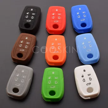 

Silicone Car key cover skin case for TOYOTA PREVIA Alphard Voxy Noah Esquire Vellfire Estima automatic door key 100pcs/lot