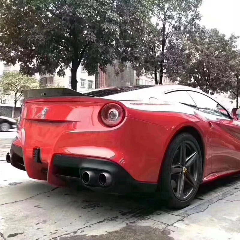 Для F12 Berlinetta 2013 углеродного волокна задний спойлер, крыло, багажник DMC Стиль