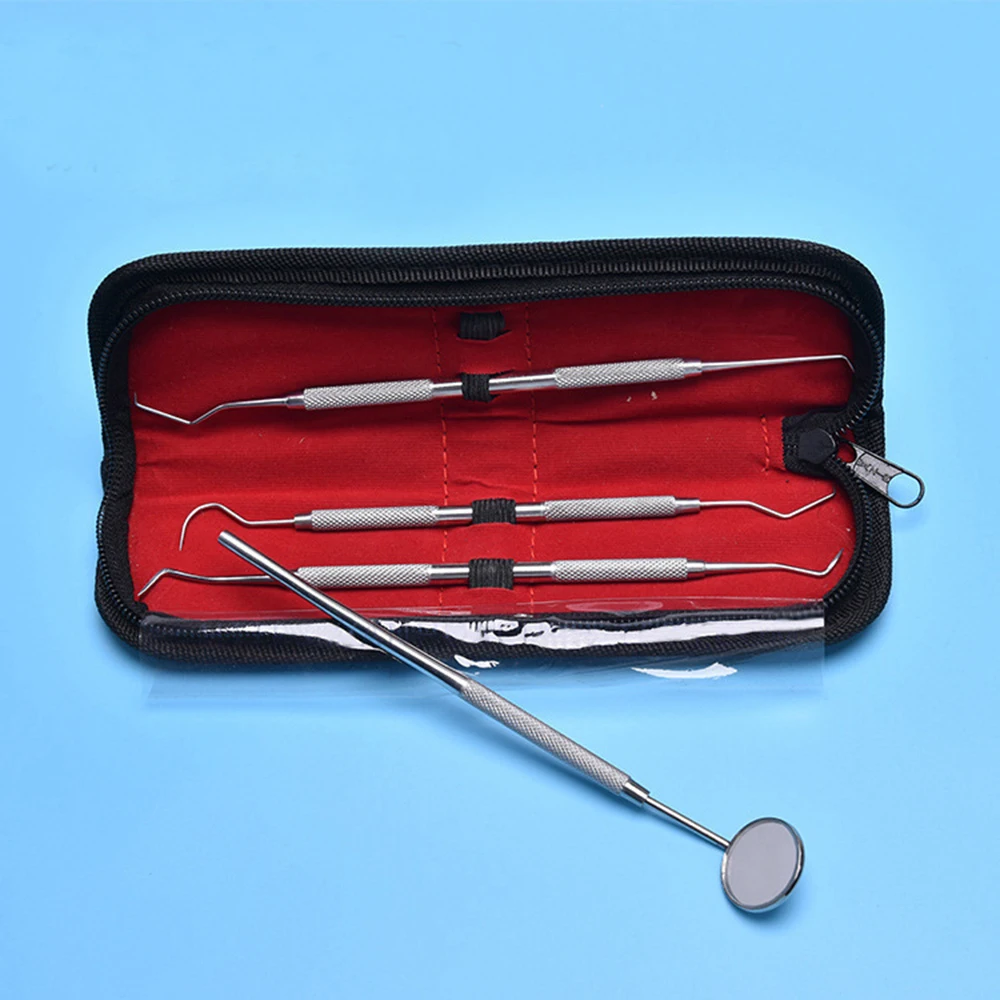 5pcs Pro Stainless Steel Dental Tool Teeth Clean Hook Teeth Care Kits