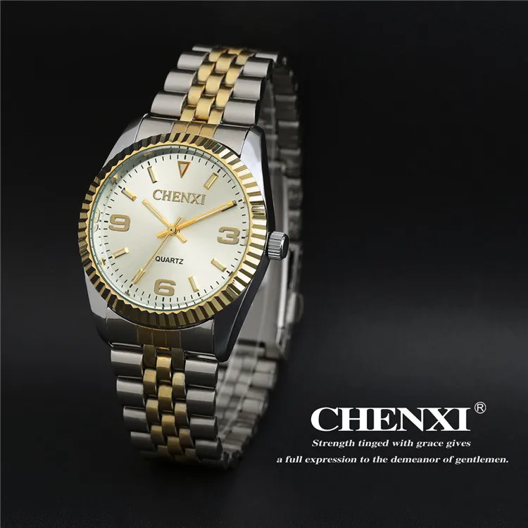 CHENXI Top Brand Watch Ladies Quartz-Watches Women& Men Simple Dial Lovers' Quartz Fashion Leisure Wristwatches Relogio Feminino