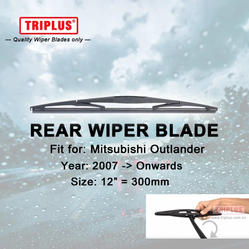 Rear Wiper Blade for Mitsubishi Outlander (2007-Onwards) 1pc 12&quot 300mm Car Windscreen Wipers Back Windshield Blades EX | Автомобили и