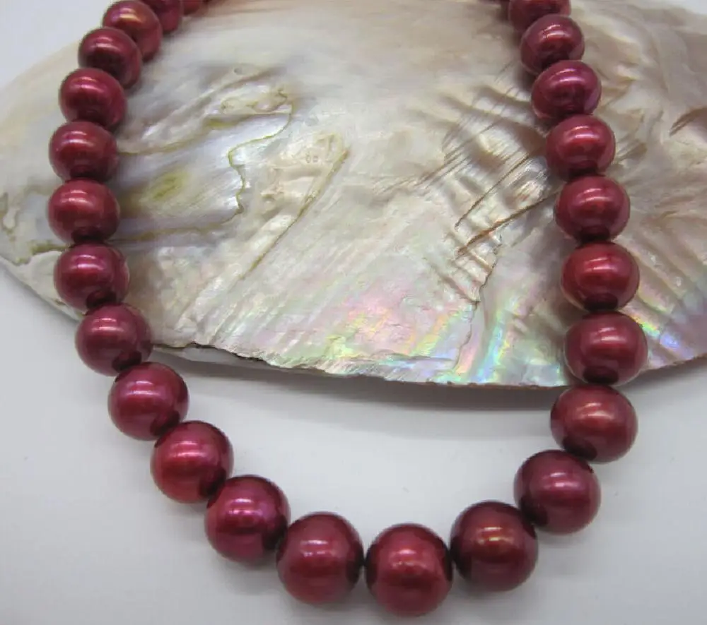 

gorgeous 10-11mm Australian south seas chocolate pearl necklace 18inch