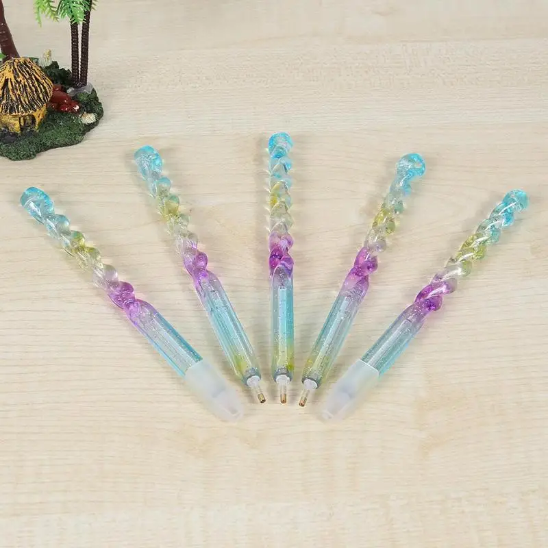 5D DIY Diamond Painting Point Drill Pen Cross Stitch Embroidery Mosaic Tool Rhinestone Drilling Pen Diamond Painting Tool