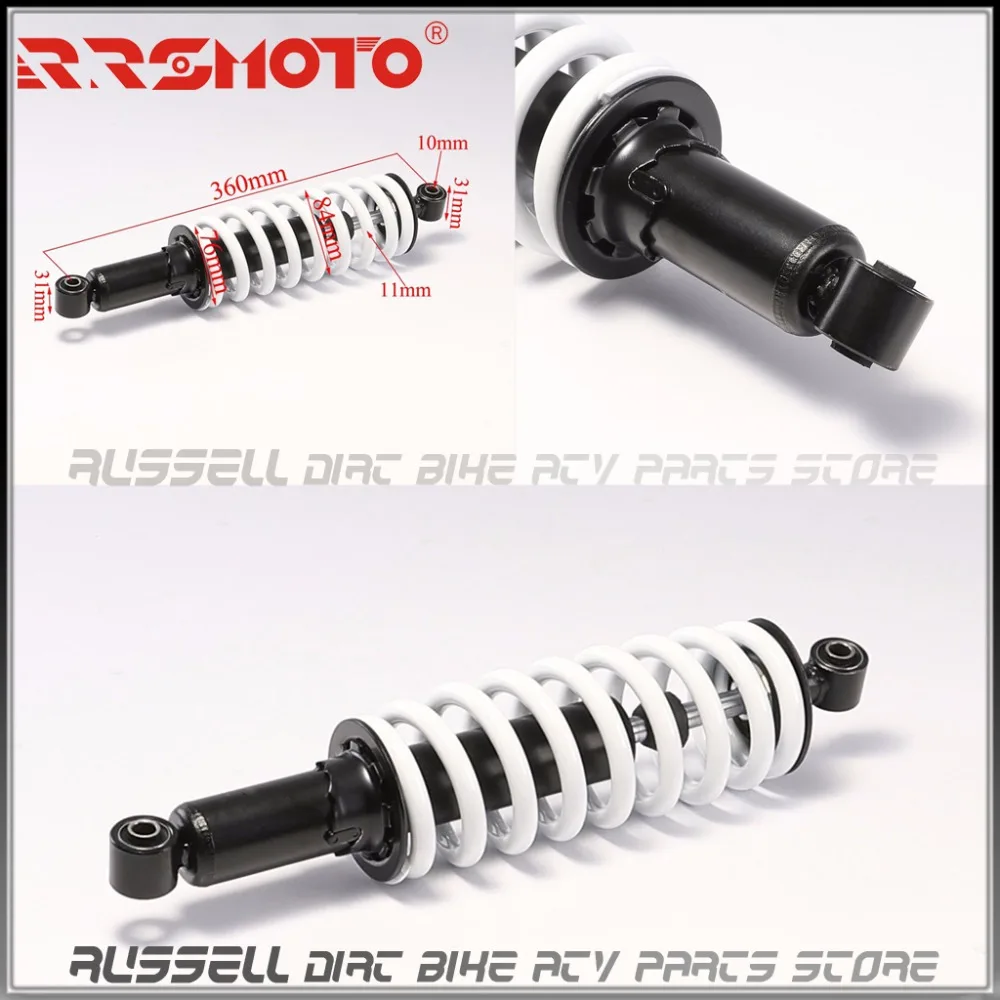 360mm 14" Motorcycle Rear Shock Absorber Suspension For Atv Quad Pit Dirt Bike Covers