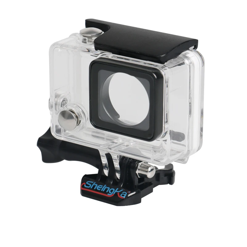 Transparent Waterproof Case shell Housing Underwater 45m Diving Protective Cover For Gopro hero 4 3+ Action camera accessories (9)