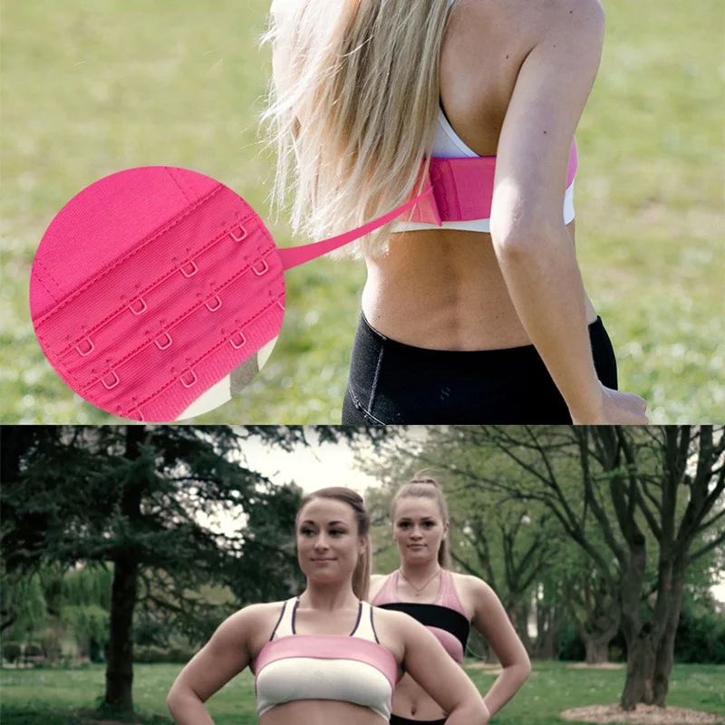 1 Pcs Breast Support Band Anti Bounce No-Bounce Adjustable Training Athletic Chest Wrap Belt Bra Alternative Accessory 7