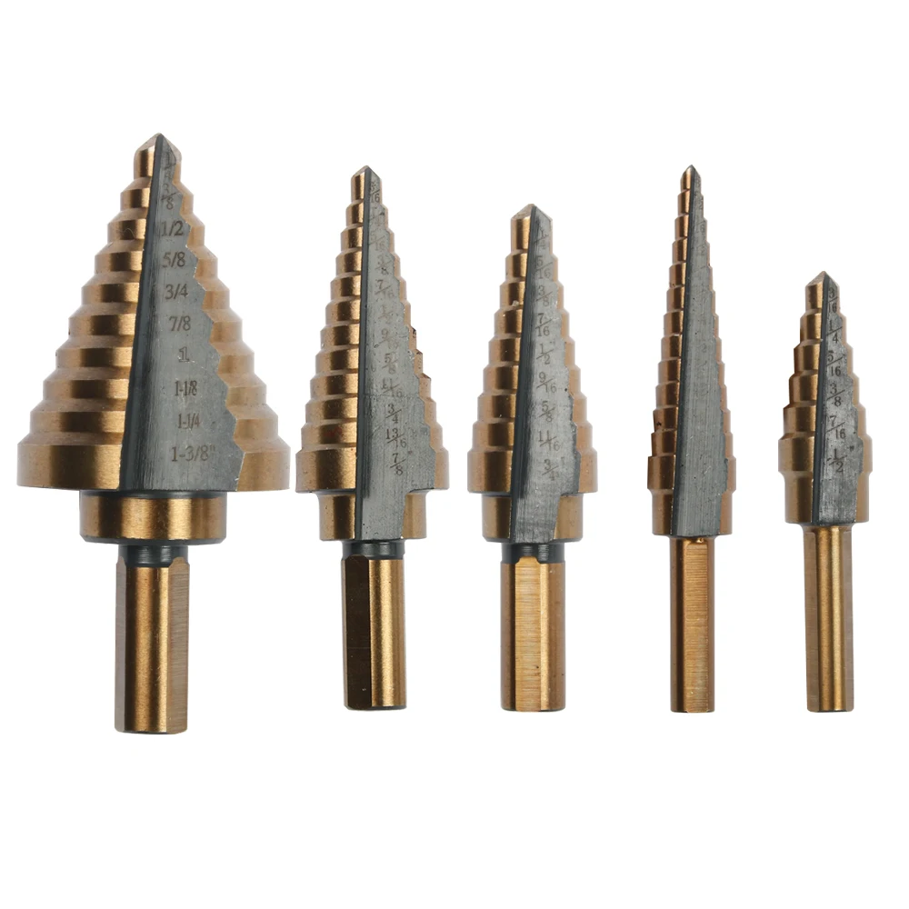 Купить Набор Ступенчатых Сверл По Металлу