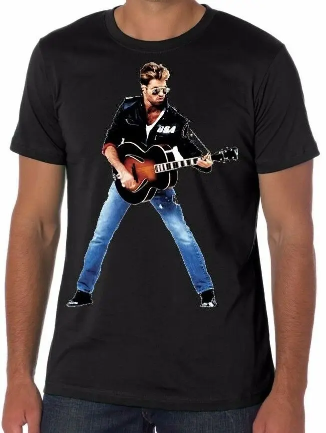 

2019 Funny George Michael #1 80S T Shirt Wham Uk Rip Faith New Tee Hoodie
