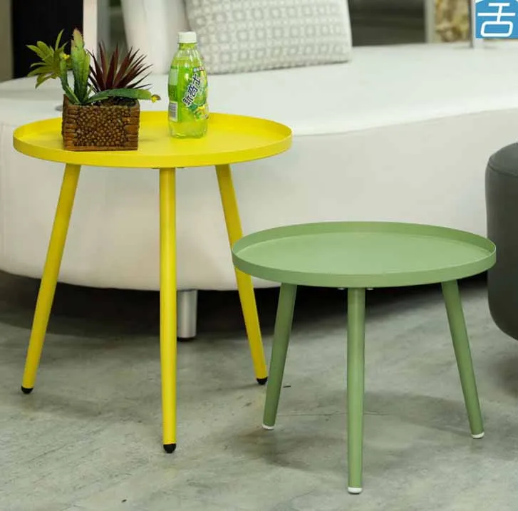 Modern Simple Round Design Loft Side Table Tea Coffee Table fashion Design Home Living Room Furniture sofa side Table