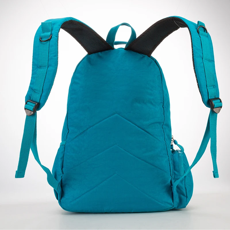 Tegaote clásico nylon mujer mochila marca mochila del cuaderno del ordenador portátil para estudiantes universitarios impermeable mochila escolar