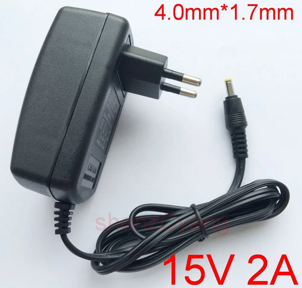 

1PCS high quality 15V2A AC 100V-240V Converter Adapter DC 15V 2A 2000mA Power Supply EU Plug 4.0mm x 1.7mm