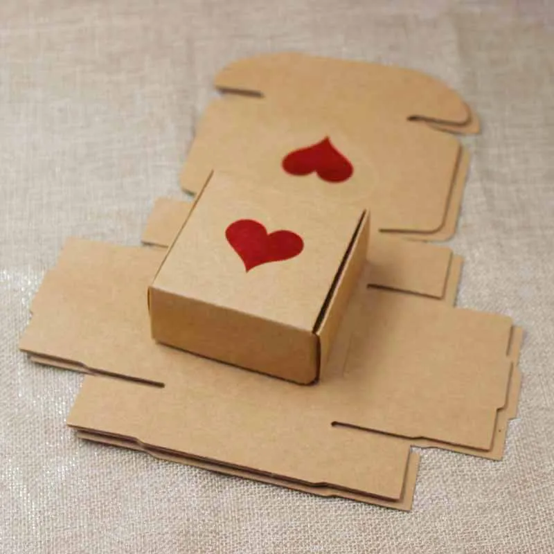 Новинка, красное мыло сердце, коробка, свадебная любимая коробка, 1 лот = 50 шт,, модная Подарочная коробка ручной работы