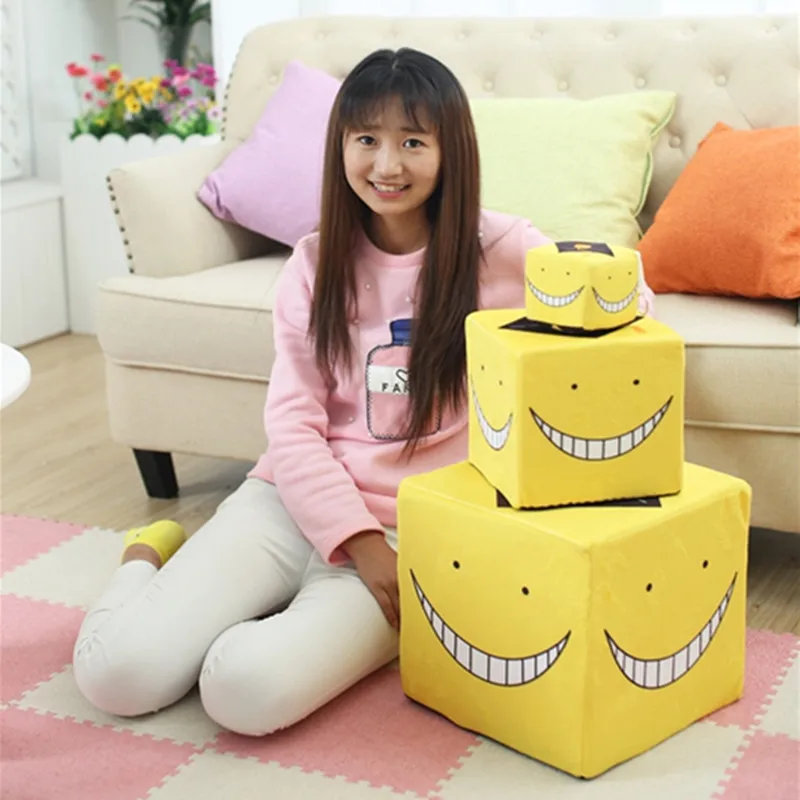 Cartoon Game Minecraft Ansatsu Kyoushitsu Plush baby Toy Stuffed Doll Toy Pillow Children Chair Gift Stuffed TNT Keychain